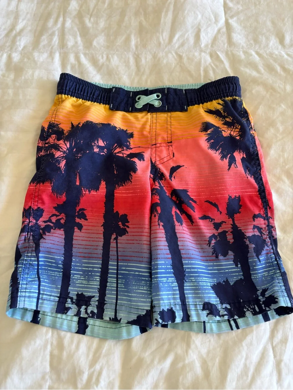 Boys small 6/7 Swim Trunks Shorts  Lot of 4  Message to separate